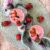 Strawberry kefir, oat & maca smoothie