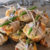 Garlic Mushroom, Asparagus and Manchego frittatas